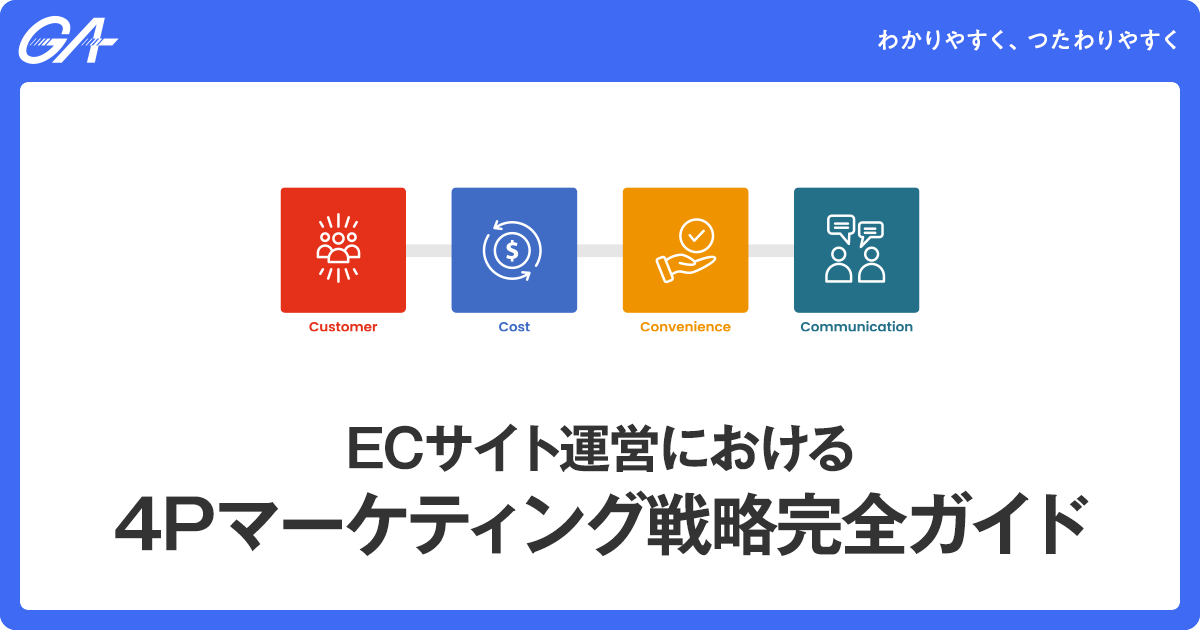 【初心者向け】ECサイト運営における4Pマーケティング戦略完全ガイド