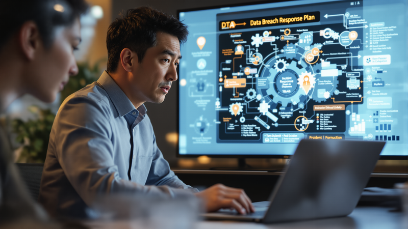 情報漏洩時の対応フローと事前準備の画像