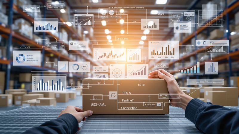 物流現場を混乱させない、現実的な効果測定（PDCA）の画像